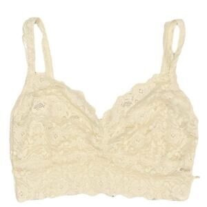 Wishlist Lace Bralette Bra Top Spaghetti Straps Womens Size Small Cream